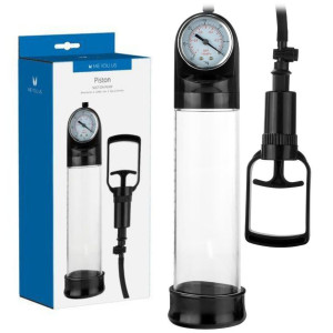 Pompka do penisa - Me You Us Piston Pump Clear/Black
