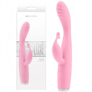 NS Novelties LUXE SKYE Wibrator z króliczkiem, USB Różowy