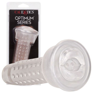 Calexotics Stroker Pump Sleeve Mouth Masturbator z wypustkami - usta, TPE Przezroczysty