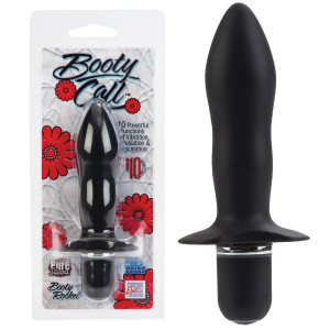 BOOTY CALL BOOTY ROCKET Wibrujący korek Analny, Czarny