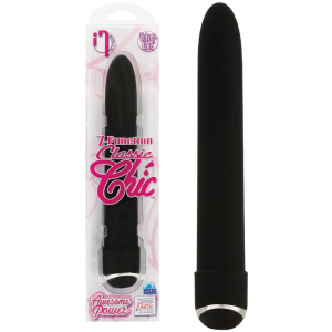 Calexotics CHIC 7F. MASSAGER BLK 15X3 Wibrator Klasyczny, Czarny ABS