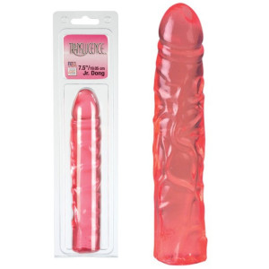 California Exotics TRANSLUCENCE 7.5' Realistyczne dildo, Czerwone