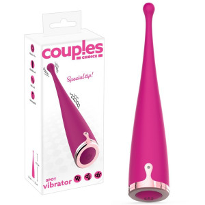Wibrator dla par stymulujący punkt punkt G Do silikonowy różowy 17,5 cm Couples Choice