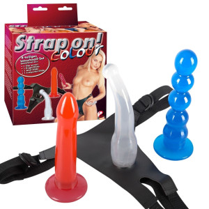 You2Toys Strap on z trzema wymiennymi zabawkami