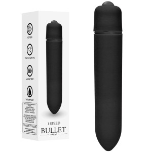 Shots 1 Speed Bullet - Klasyczny wibrator - pocisk, Czarny