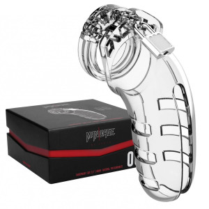 Model 06 - Chastity - 5.5" - Cock Cage - Klatka cnoty na penisa - Przezroczysta - Shots