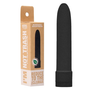 5,5" Vibrator - Biodegradable - Wibrator klasyczny - Ekologiczny!, Czarny