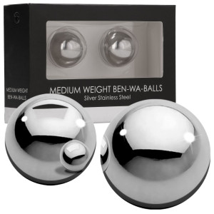 Shots Medium Weight Ben-Wa-Balls - Kulki Gejszy, Stal nierdzewna