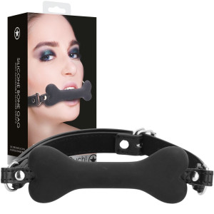 Ouch! Bone Gag - Black Knebel kość