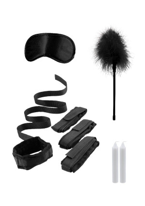 Bed Bindings Restraint Kit - Black Zestaw Erotyczny, Czarny BDSM