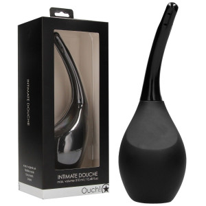 Czarny irygator do miejsc intymnych - lewatywa - Intimate Douche - 310 ml. - Shots