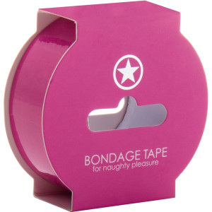 Non Sticky Bondage Tape - 17,5 Meter - Taśma do krępowania, Różowa