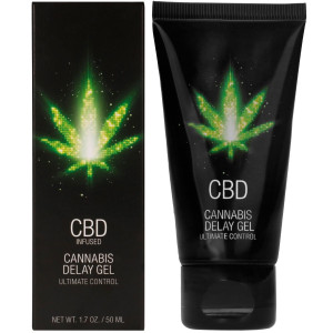 Krem opóźniający wytrysk - Cannabis Delay Gel - 50 ml - z olejkiem CBD - Shots