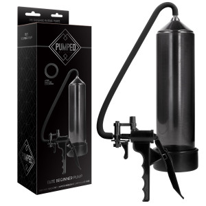 Shots Elite Beginner Pump - Pompka do penisa, Czarna