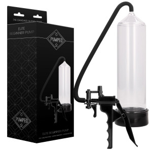 Shots Elite Beginner Pump - Pompka do penisa, Przezroczysta