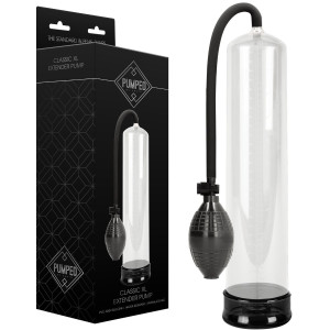 Shots Classic XL Extender Pump - Klasyczna pompka do penisa, Przezroczysta