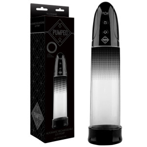 Shots Automatic Rechargeable Luv Pump - Automatyczna pompka do penisa, USB Czarna