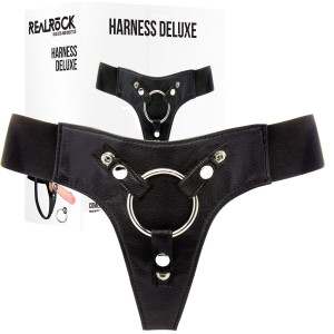 Shots Harness Deluxe Klasyczna uprząż do Strap-On, Czarna
