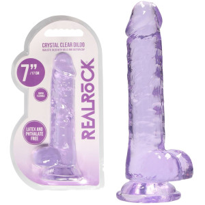 Shots 7" / 18 cm Realistic Dildo With Balls - Realistyczne dildo z jądrami i przyssawką, TPE