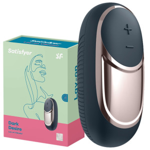 Satisfyer Dark Desire Elegancki mini wibrator, USB Czarny