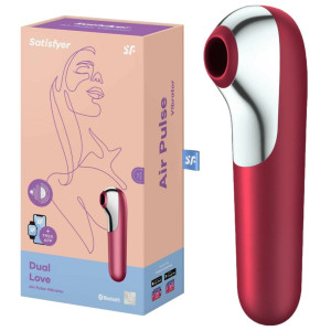 Satisfyer Dual Love Stymulator Ciśnieniowy Różowy Silikonowy