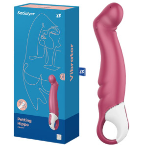 Satisfyer Petting Hippo Wibrator do punktu G, Różowy