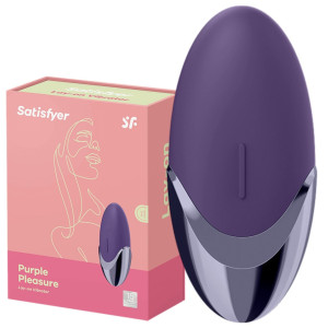 Satisfyer Pleasure Lay-on Stymulator Łechtaczki Fioletowy Silikonowy