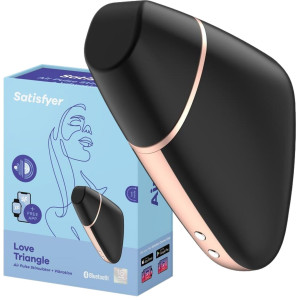 Satisfyer Love Triangle Stymulator Ciśnieniowy z wibracjami Czarny
