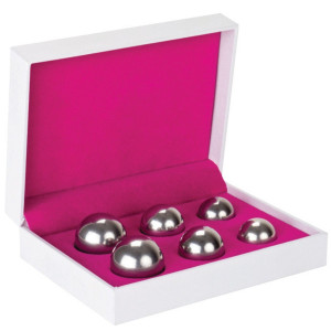Shots Ben Wa Balls Set - Silver Zestaw kulek gejszy - stal nierdzewna