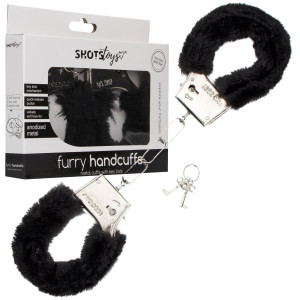 Furry Handcuffs - Black
