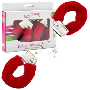 Furry Handcuffs - Red