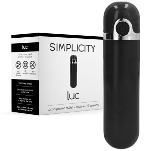 Shots LUC Power bullet - Klasyczny wibrator - pocisk, USB Czarny