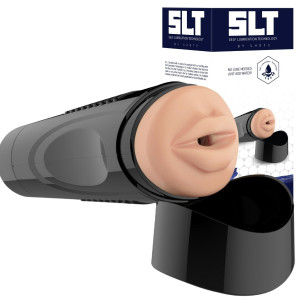 Shots Self Lubrication Easy Grip Masturbator XL Oral - Masturbator realistyczny - usta