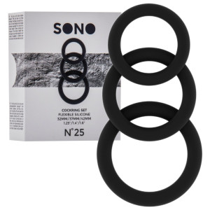 No.25 - Cockring Set - Zestaw pierścieni uciskowych