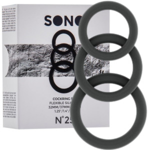 No.25 - Cockring Set - Zestaw pierścieni uciskowych