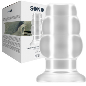 Shots No.51 - Large Hollow Tunnel Butt Plug - 5 Inch - Kurek analny z tunelem, TPE