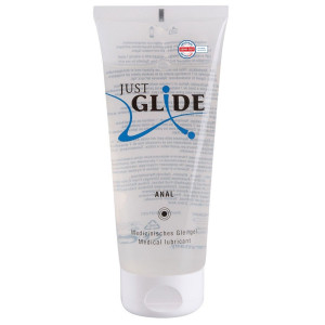 Lubrykant na bazie wody - Just Glide Anal 200 ml - żel analny, nawilżający