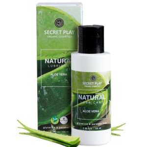 Naturalny Lubrykant żel na bazie wody - 100 ml - z sokiem z Aloe Vera  - Secret Play
