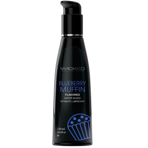 Lubrykant na bazie wody o smaku jagodowych muffinek - 120 ml - WICKED AQUA