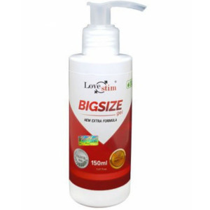 Żel na erekcję i powiększenie penisa - BIGSIZE 150 ml - lepszy seks - LoveStim