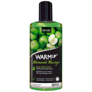 Olejek do masażu erotycznego - WARMup Green Apple 150 ml - Joy Division