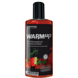 Olejek do masażu erotycznego -  WARMup Truskawka 150 ml - Joy Division