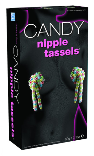 Słodycze-CANDY NIPPLES TASSELS, Frędzelki na sutki