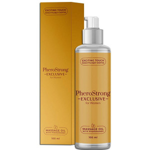 Olejek dla kobiet do masażu erotycznego - PheroStrong Exclusive - 100 ml