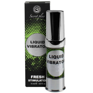 Płynny wibrator z efektem chłodzenia - Fresh 15 ml - dla przyjemniejszego stosunku - Secret Play