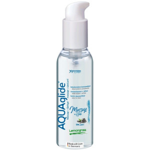 Lubrykant analny na bazie wody - AQUAglide Lemongrass 200 ml - zapach trawy cytrynowej - Joy Division