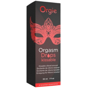 Krople wspomagające orgazm - ORGASM DROPS KISSABLE 30 ML  - lepszy seks - Orgie