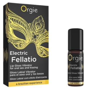 Żel do seksu z efektem wibracji - SEXY VIBE! - ELETRIC FELLATIO - 10 ML - do seksu oralnego - Orgie