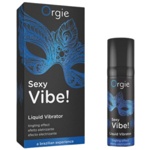 Żel stymulujący z efektem mrowienia - SEXY VIBE! - LIQUID VIBRATOR - 15 ML - Orgie