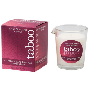 Świeca do masażu 60 gr o zapachu tajemniczego lasu - paproci oraz drzew - Taboo